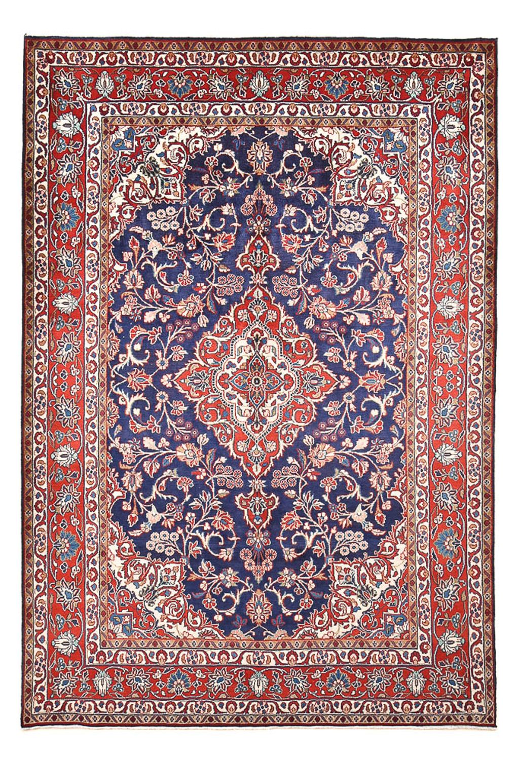 Alfombra persa - Clásica - 312 x 215 cm - azul oscuro