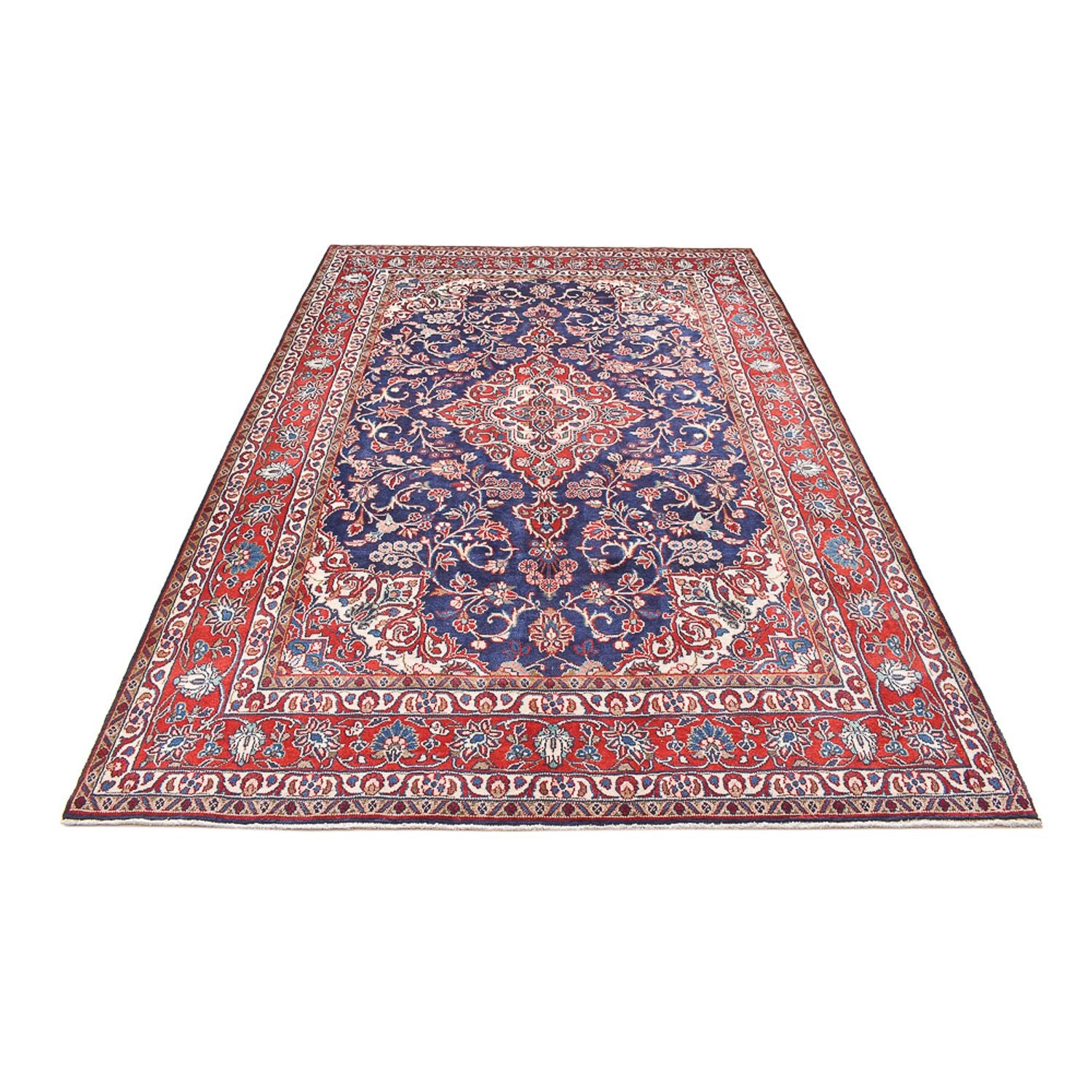 Alfombra persa - Clásica - 312 x 215 cm - azul oscuro