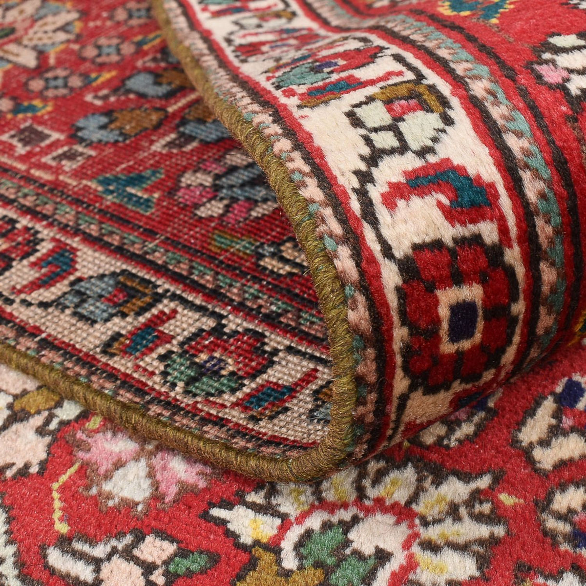 Alfombra persa - Tabriz - 300 x 202 cm - azul oscuro
