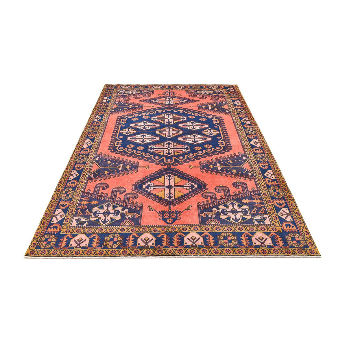 Alfombra persa - Nómada - 297 x 205 cm - multicolor