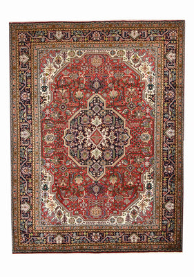 Alfombra persa - Tabriz - 335 x 252 cm - rojo