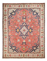 Alfombra persa - Tabriz - 335 x 257 cm - rojo claro