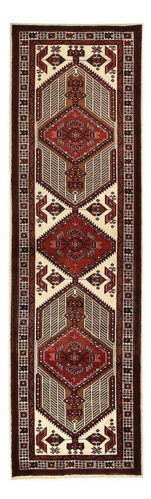 Alfombra de pasillo Alfombra persa - Nómada - 338 x 100 cm - rojo