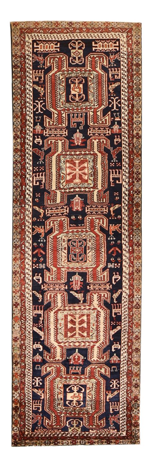 Alfombra de pasillo Alfombra persa - Nómada - 325 x 100 cm - rojo claro