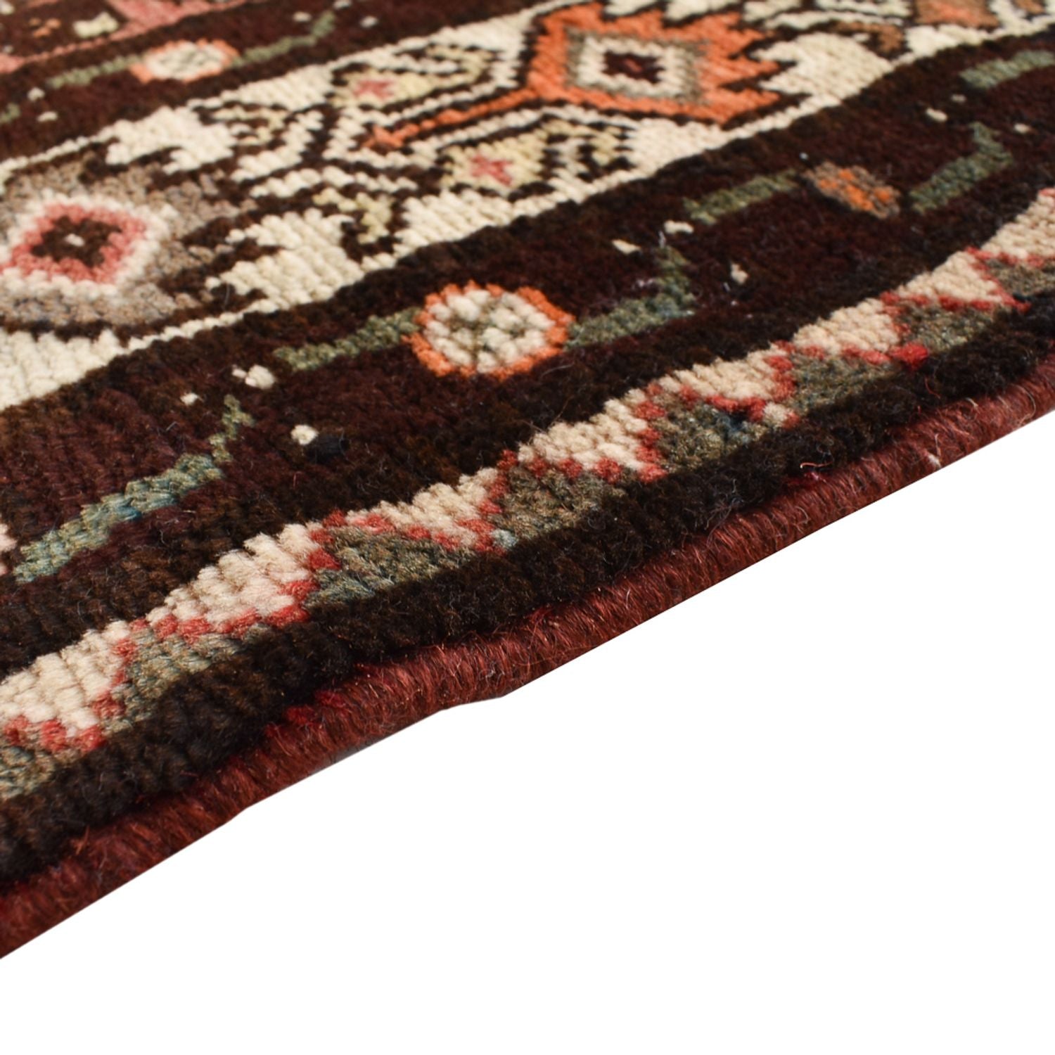 Alfombra de pasillo Alfombra persa - Nómada - 308 x 128 cm - rojo claro