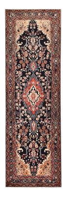 Alfombra de pasillo Alfombra persa - Nómada - 322 x 102 cm - azul oscuro