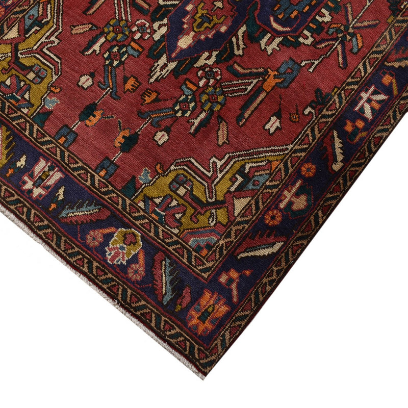Alfombra de pasillo Alfombra persa - Tabriz - 338 x 112 cm - rojo