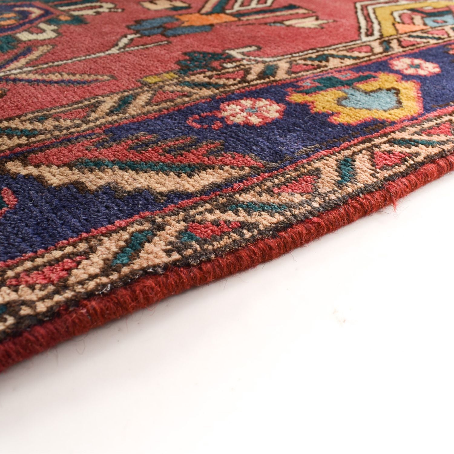 Alfombra de pasillo Alfombra persa - Tabriz - 338 x 112 cm - rojo