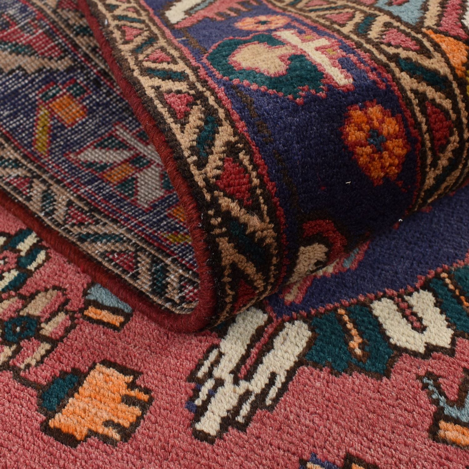 Alfombra de pasillo Alfombra persa - Tabriz - 338 x 112 cm - rojo