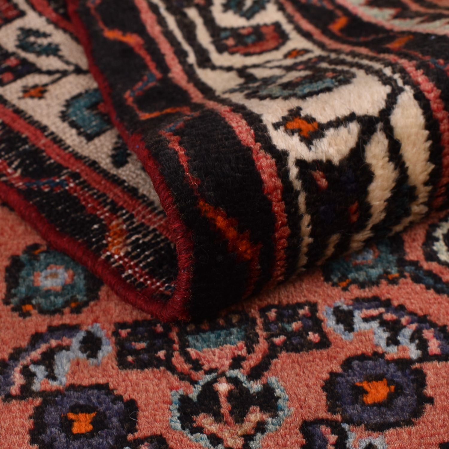 Alfombra de pasillo Alfombra persa - Nómada - 290 x 80 cm - rojo claro