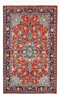 Alfombra persa - Clásica - 215 x 131 cm - rojo