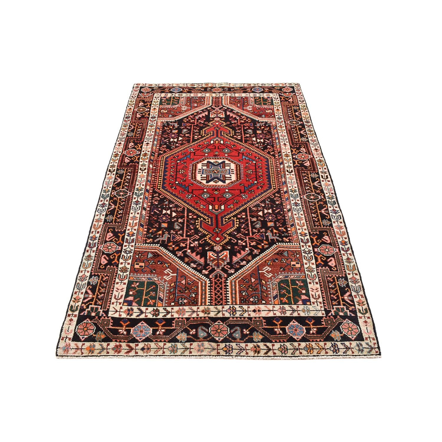 Alfombra de pasillo Alfombra persa - Nómada - 223 x 125 cm - multicolor