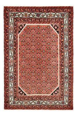Alfombra persa - Nómada - 206 x 132 cm - rojo claro