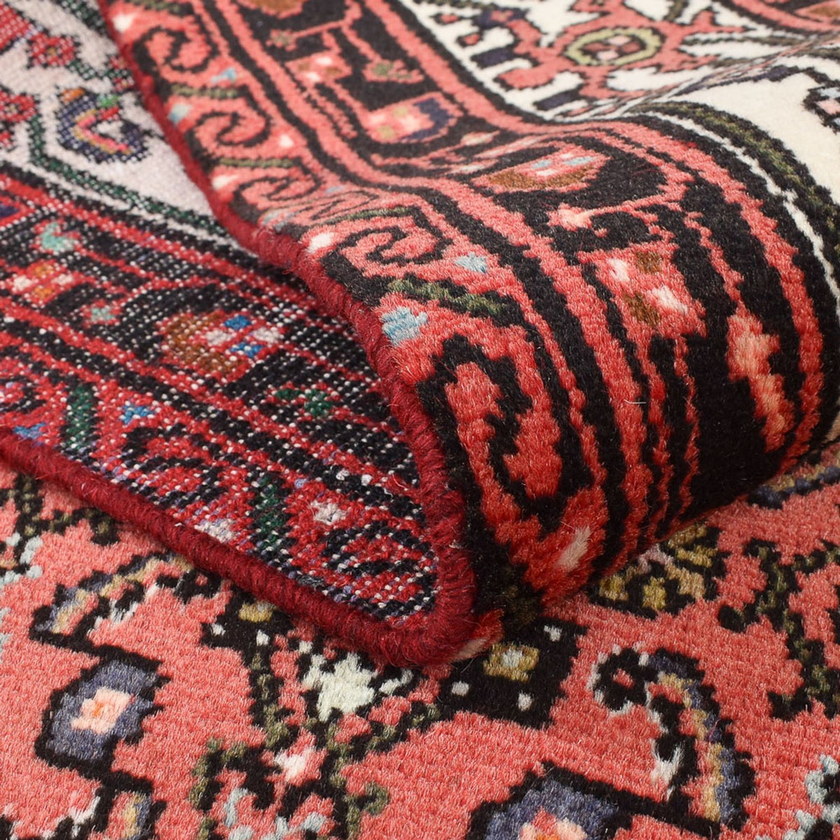 Alfombra persa - Nómada - 206 x 132 cm - rojo claro