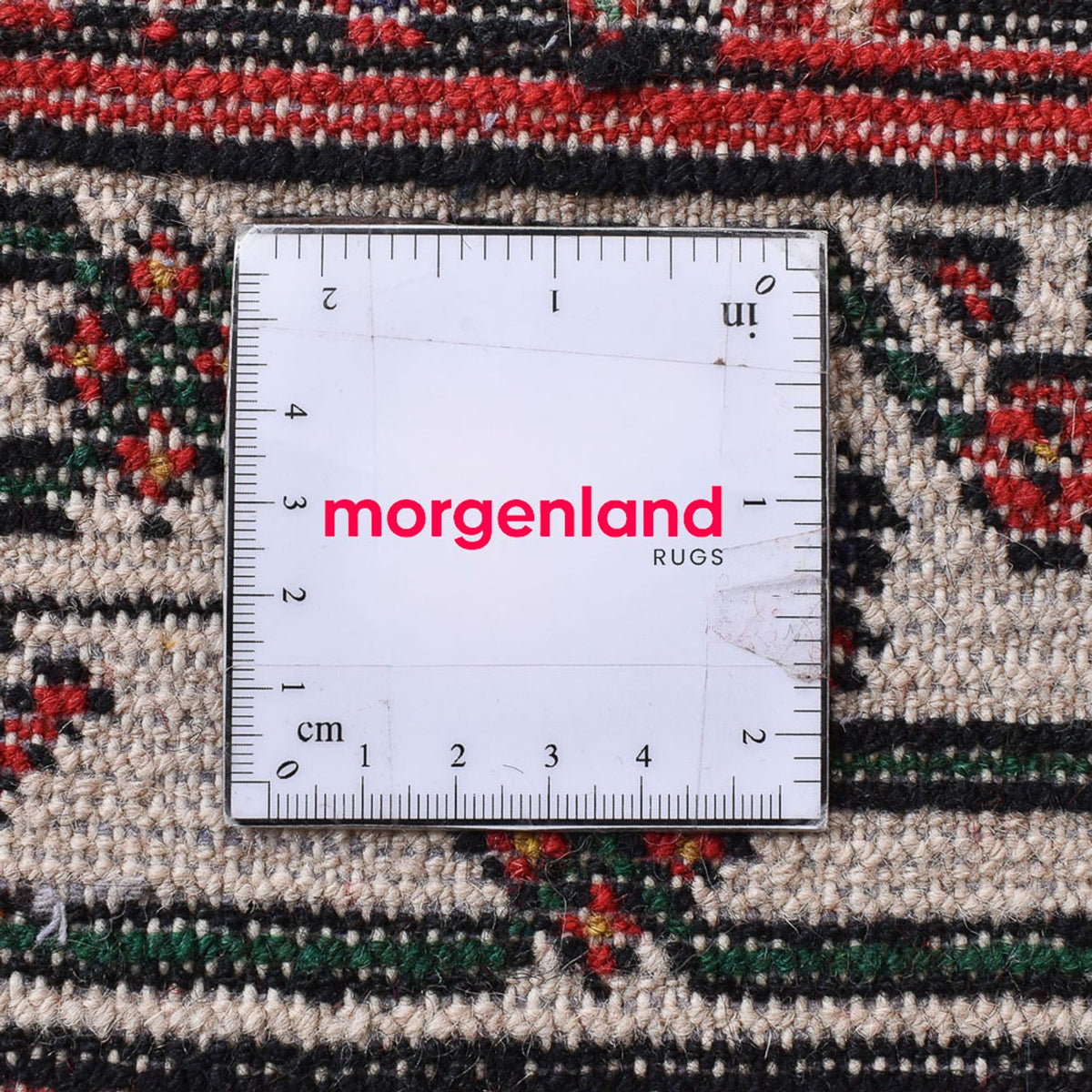 Alfombra persa - Nómada - 206 x 132 cm - rojo claro