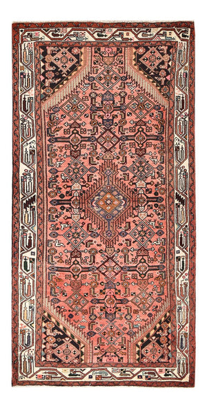 Alfombra de pasillo Alfombra persa - Nómada - 198 x 96 cm - rojo claro
