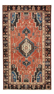 Alfombra persa - Nómada - 208 x 116 cm - multicolor