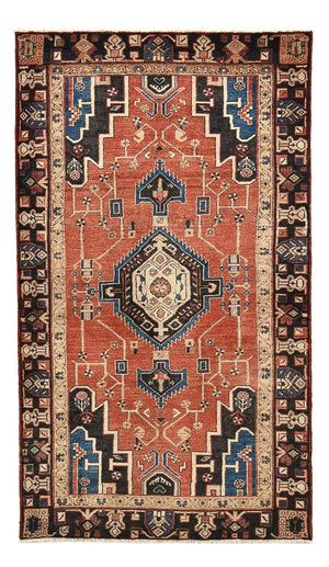 Alfombra persa - Nómada - 208 x 116 cm - multicolor