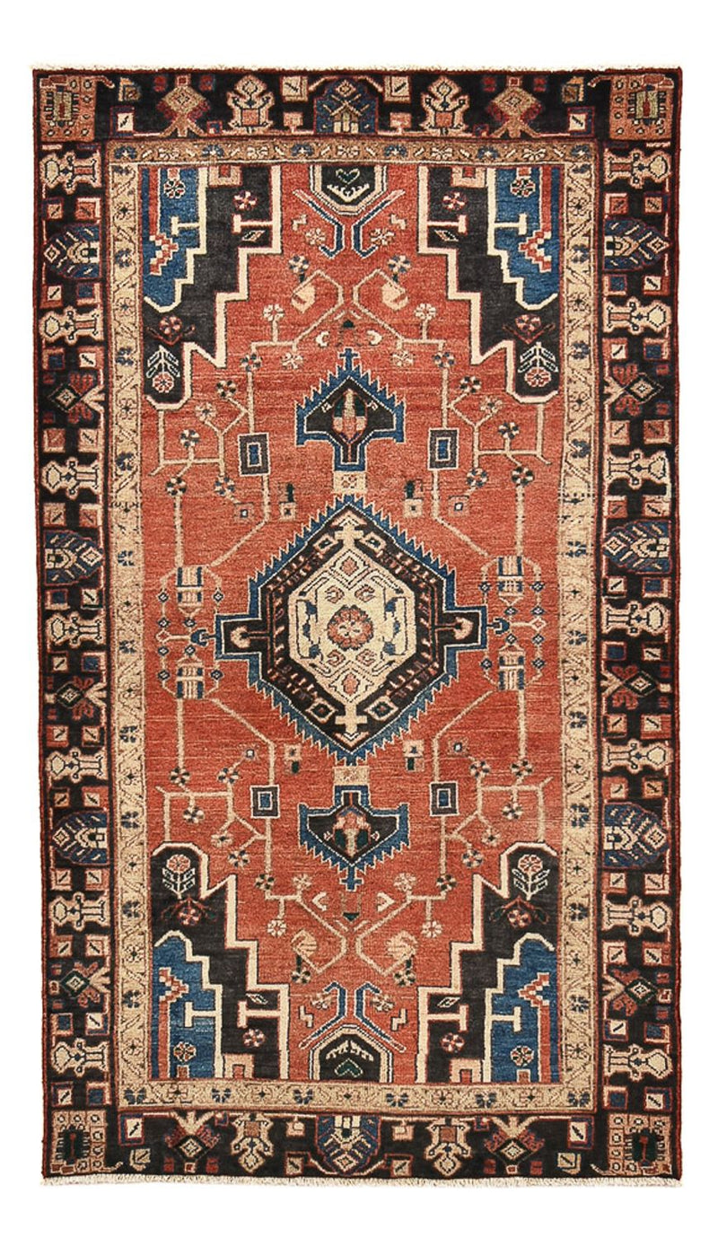 Alfombra persa - Nómada - 208 x 116 cm - multicolor