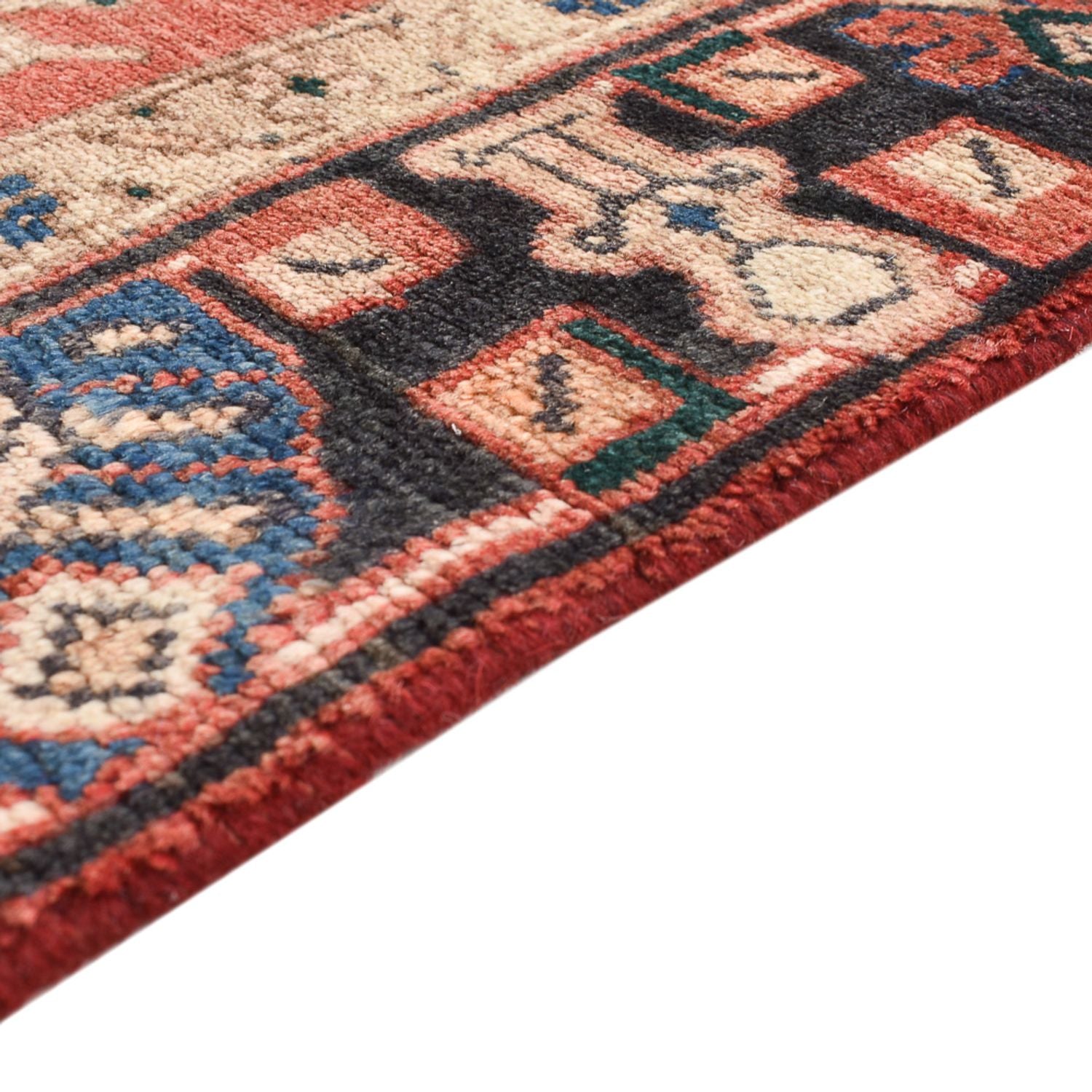 Alfombra persa - Nómada - 208 x 116 cm - multicolor
