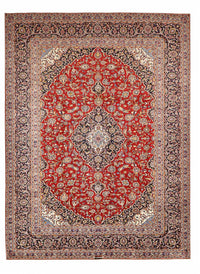 Alfombra persa - Keshan - 395 x 296 cm - rojo