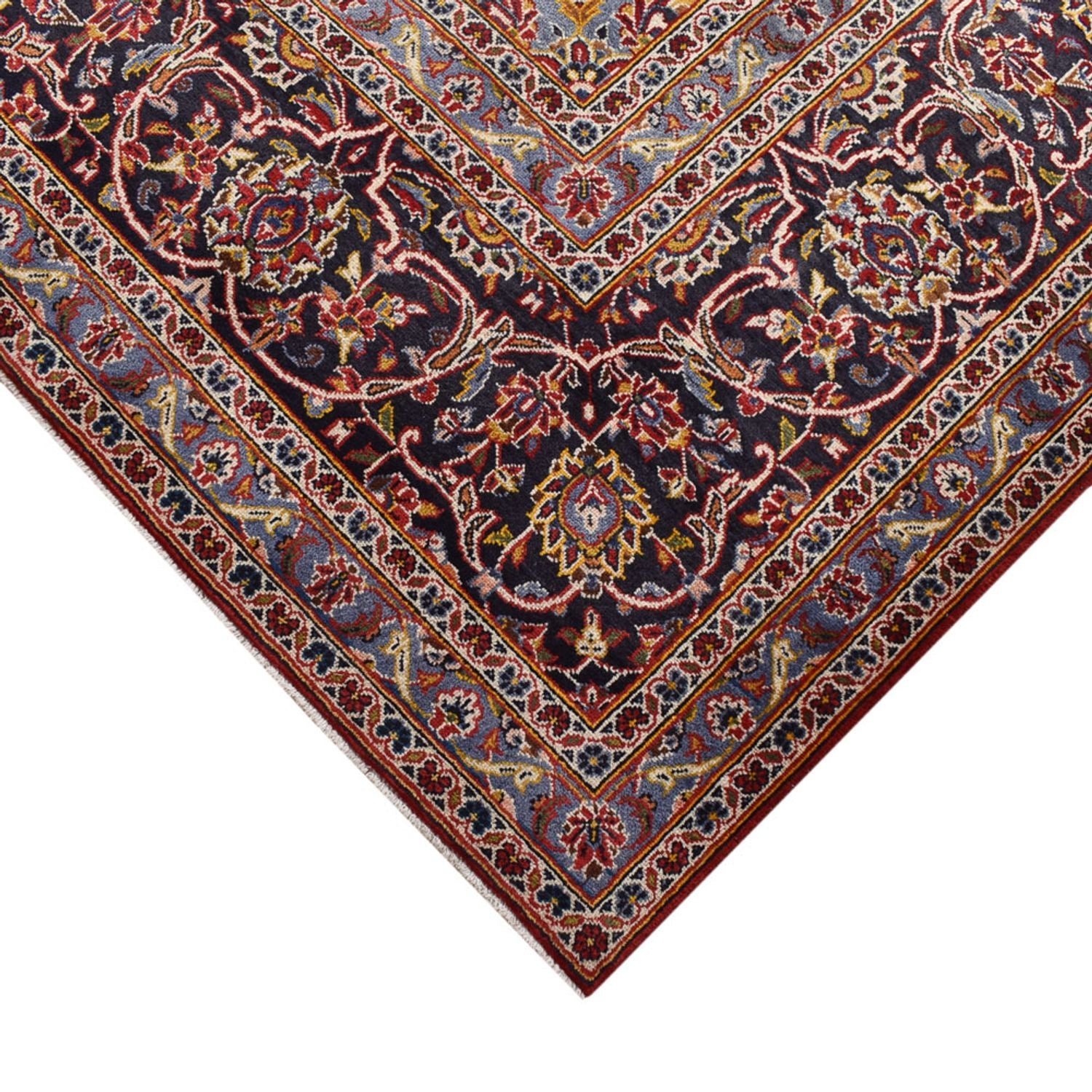 Alfombra persa - Keshan - 395 x 296 cm - rojo