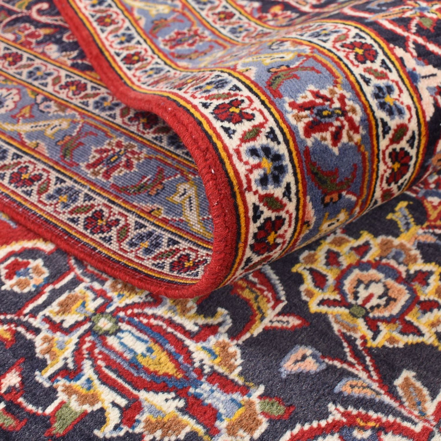 Alfombra persa - Keshan - 395 x 296 cm - rojo