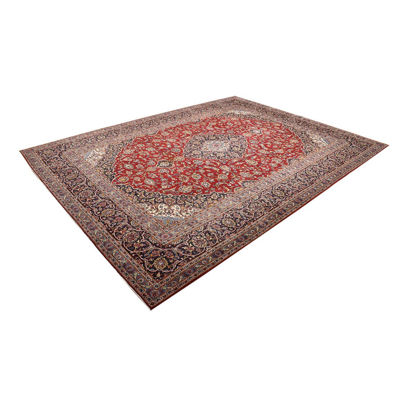 Alfombra persa - Keshan - 395 x 296 cm - rojo