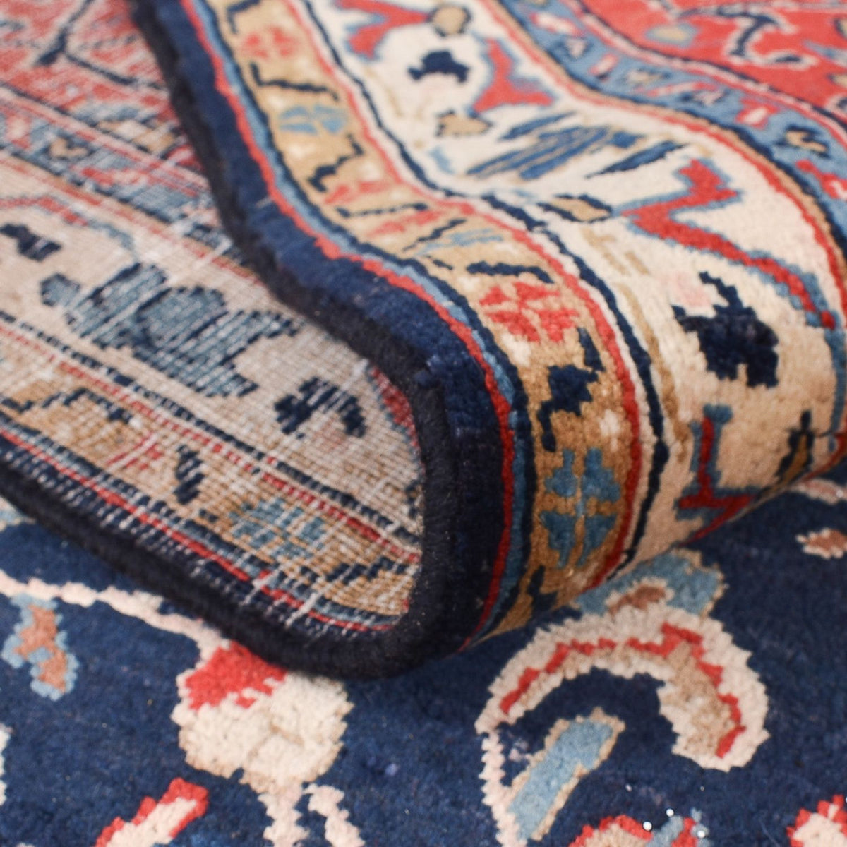 Alfombra persa - Clásica - 375 x 263 cm - azul oscuro