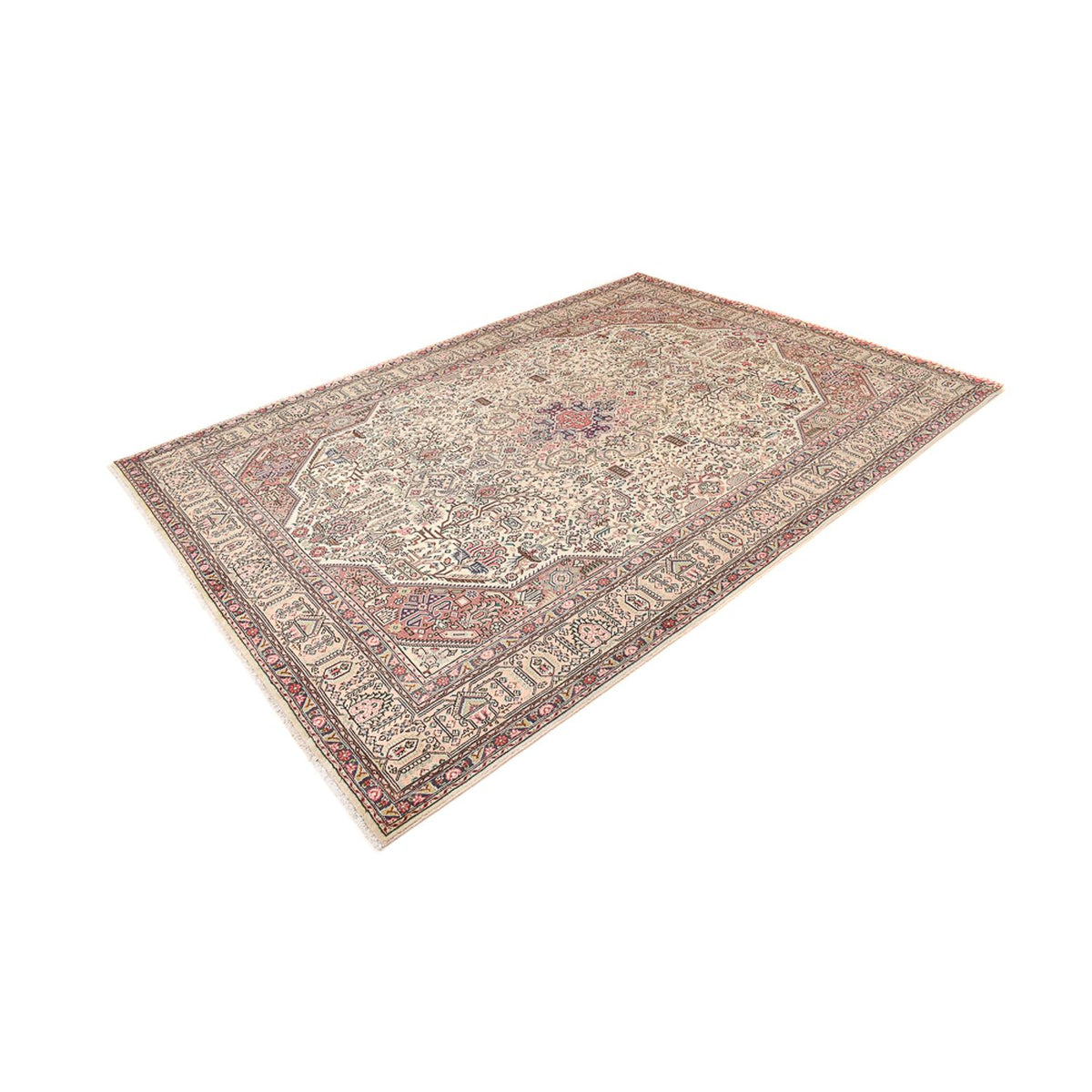 Alfombra persa - Tabriz - 345 x 246 cm - arena