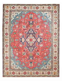 Alfombra persa - Tabriz - 343 x 255 cm - rojo