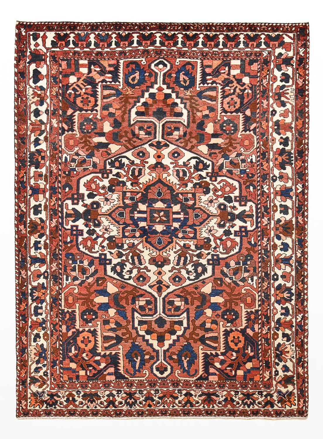 Alfombra persa - Nómada - 302 x 218 cm - marrón oscuro