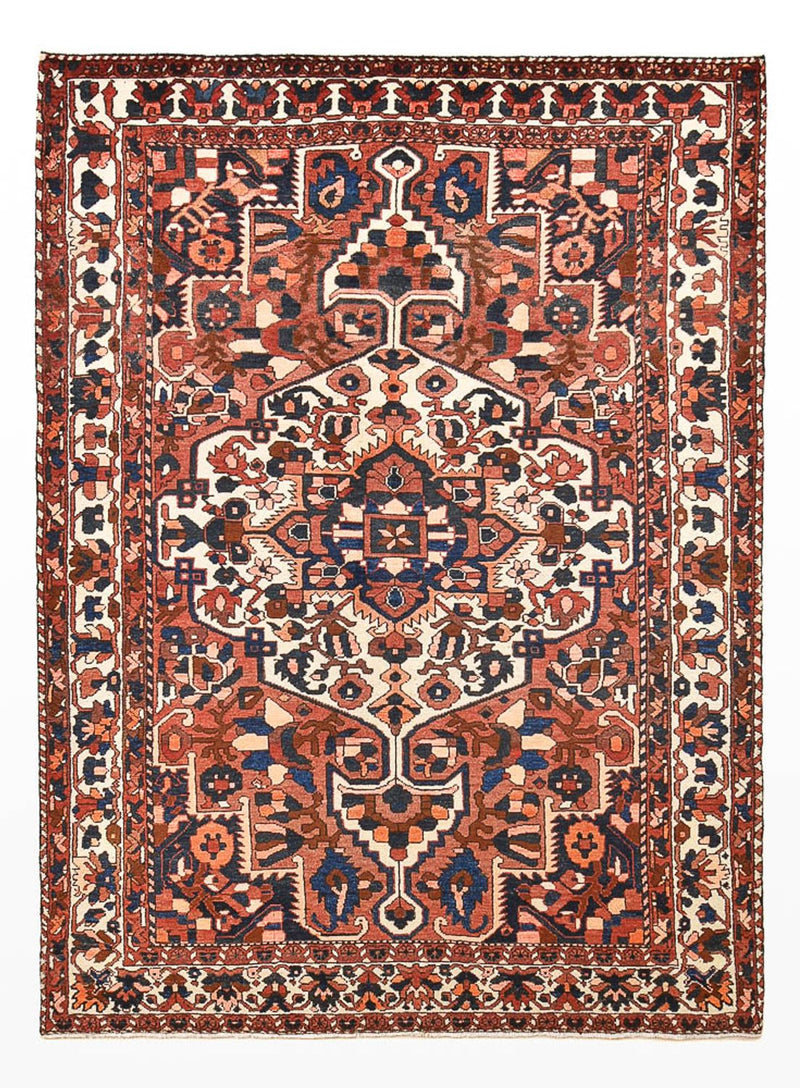 Alfombra persa - Nómada - 302 x 218 cm - marrón oscuro