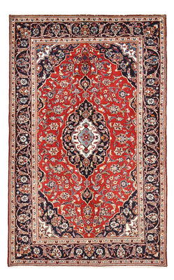 Alfombra persa - Keshan - 235 x 148 cm - rojo