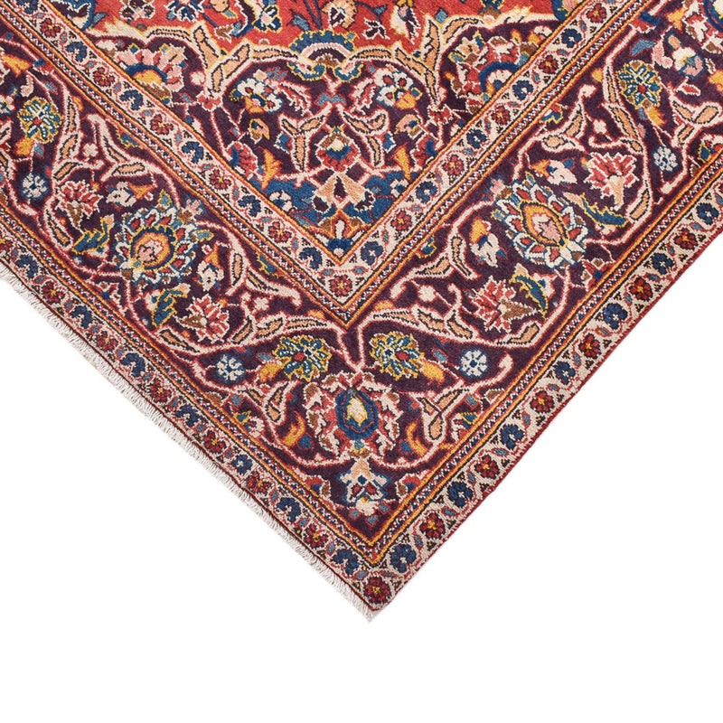 Alfombra persa - Keshan - 220 x 136 cm - rojo claro