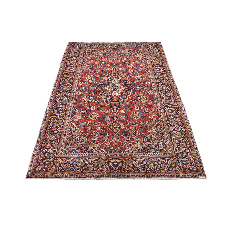 Alfombra persa - Keshan - 220 x 136 cm - rojo claro
