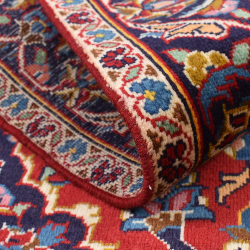 Alfombra persa - Keshan - 147 x 97 cm - rojo