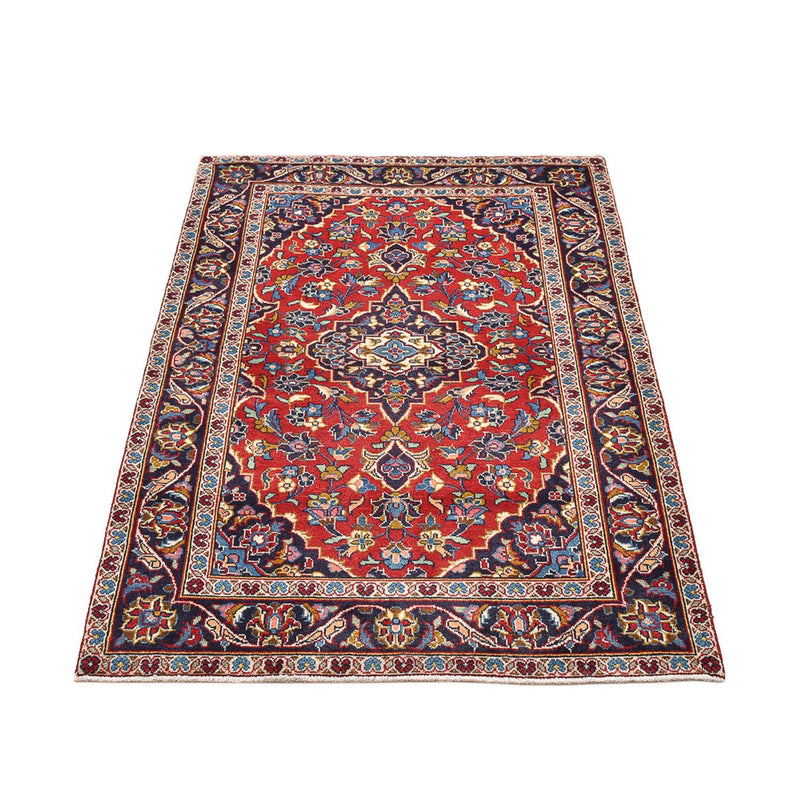 Alfombra persa - Keshan - 147 x 97 cm - rojo