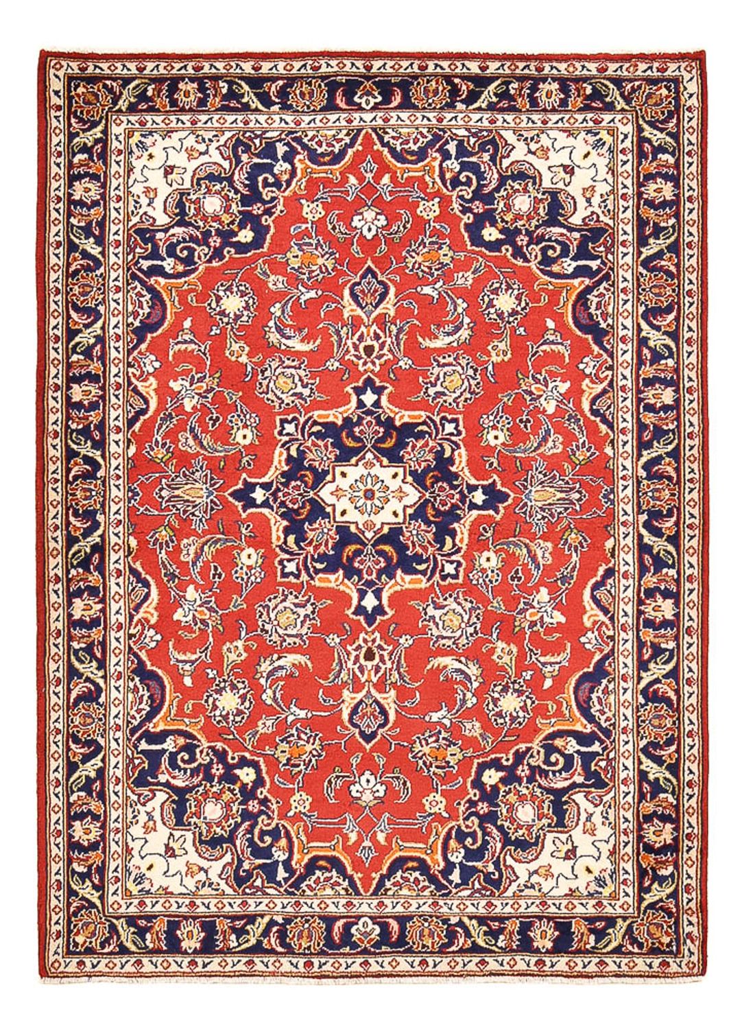 Alfombra persa - Keshan - 154 x 112 cm - rojo