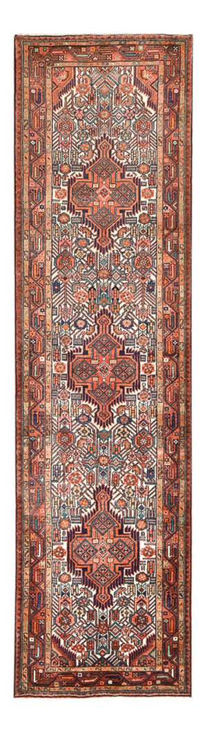 Alfombra de pasillo Alfombra persa - Nómada - 319 x 83 cm - taupe