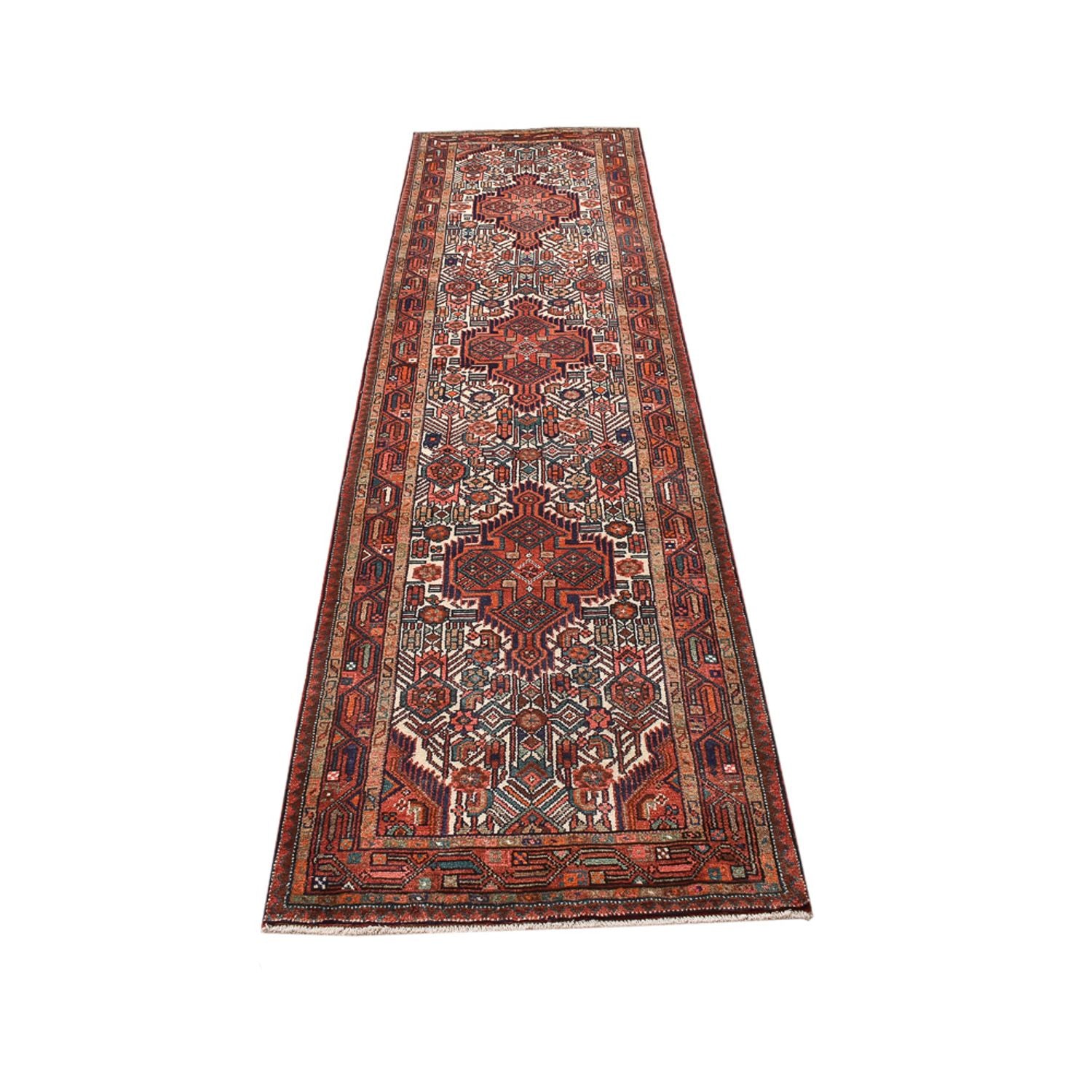 Alfombra de pasillo Alfombra persa - Nómada - 319 x 83 cm - taupe