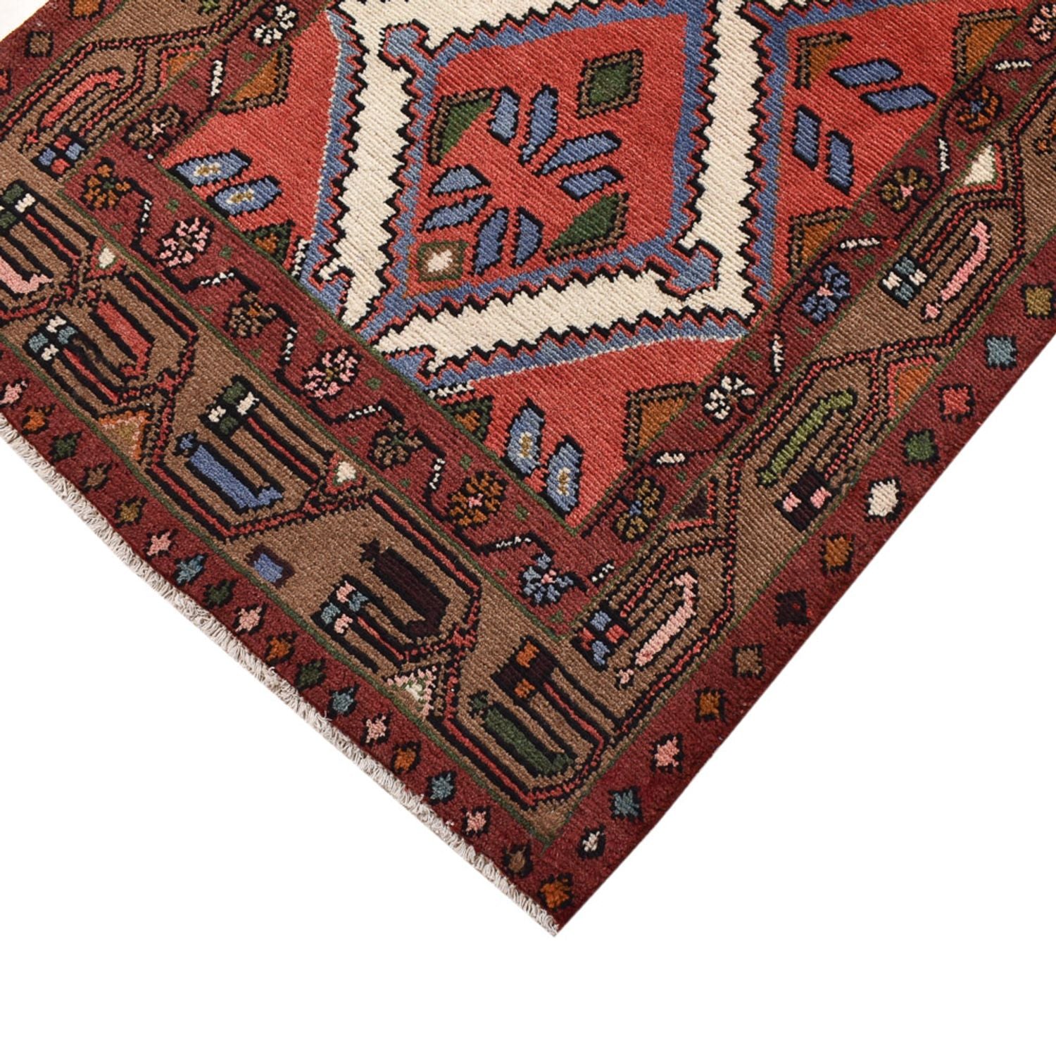 Alfombra de pasillo Alfombra persa - Nómada - 303 x 81 cm - rojo