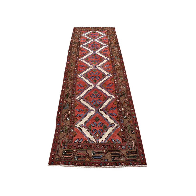 Alfombra de pasillo Alfombra persa - Nómada - 303 x 81 cm - rojo