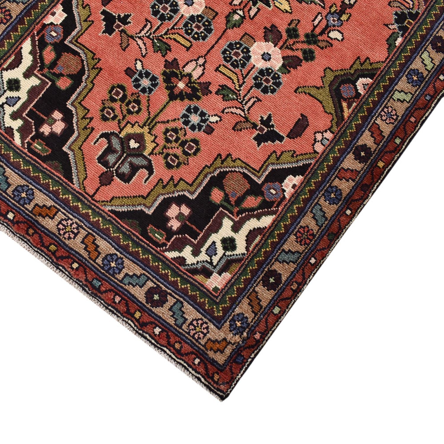Alfombra de pasillo Alfombra persa - Nómada - 312 x 82 cm - rojo claro