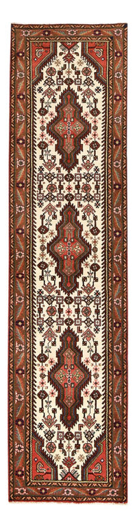 Alfombra de pasillo Alfombra persa - Nómada - 308 x 78 cm - beige