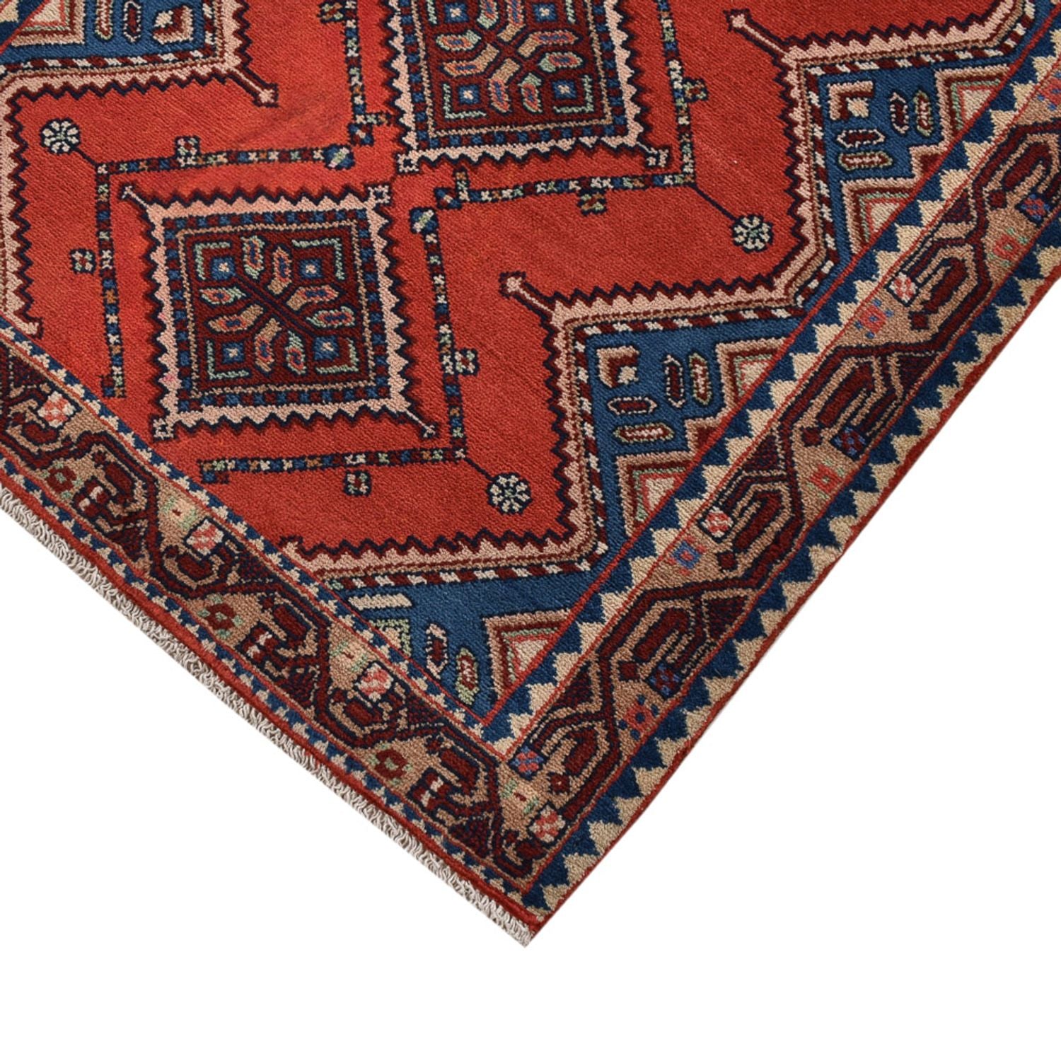 Alfombra de pasillo Alfombra persa - Nómada - 276 x 80 cm - rojo