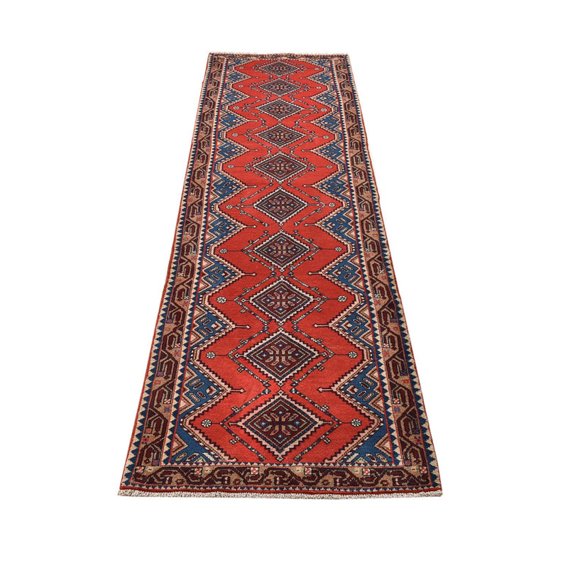 Alfombra de pasillo Alfombra persa - Nómada - 276 x 80 cm - rojo