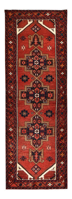 Alfombra de pasillo Alfombra persa - Bidjar - 298 x 102 cm - rojo