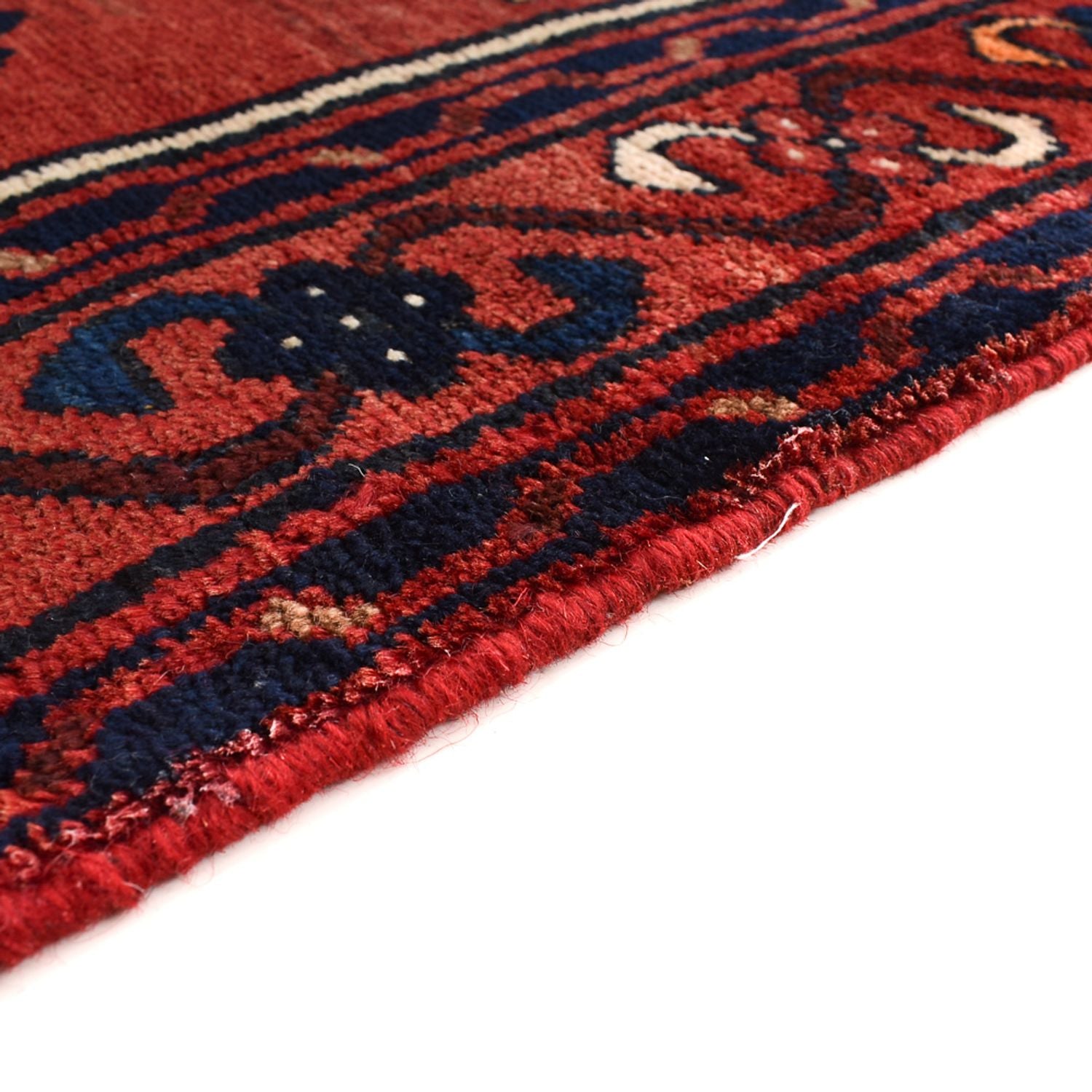 Alfombra de pasillo Alfombra persa - Bidjar - 298 x 102 cm - rojo