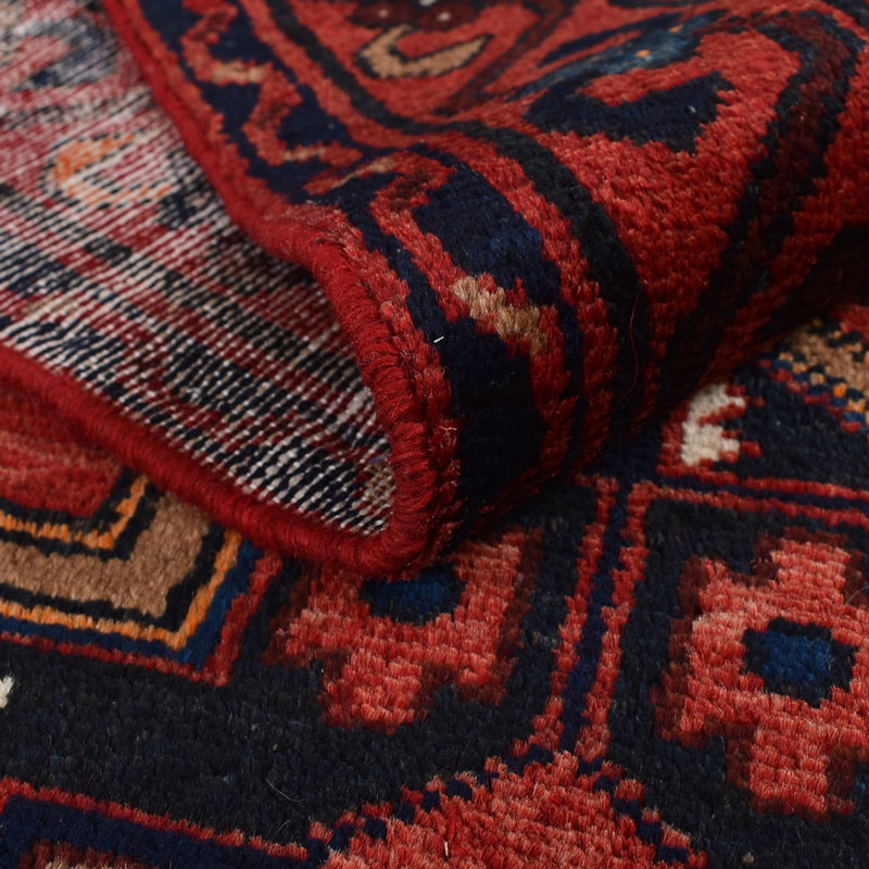 Alfombra de pasillo Alfombra persa - Bidjar - 298 x 102 cm - rojo